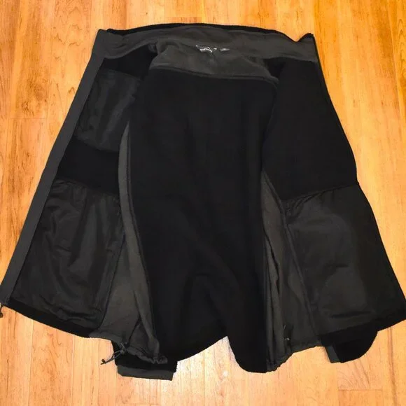 NWT Eddie Bauer Men's Sherpa Full-Zip Fleece Jacket 4XL Black Gray
